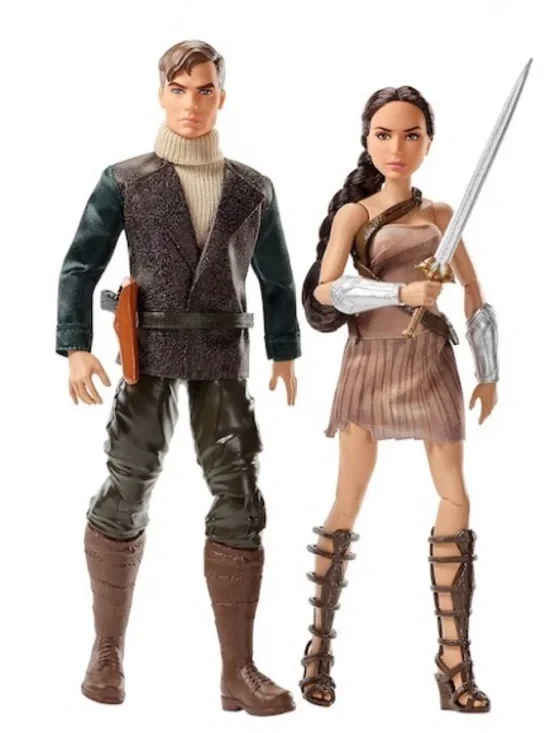 Wonder Woman And Steve Trevor 2-Pack Doll Figures NEW - Picture 2 of 8